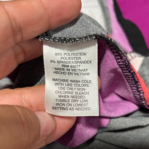 Allen B. By Allen Schwartz Pink and Red Maxi Dress - Picture 7 of 8